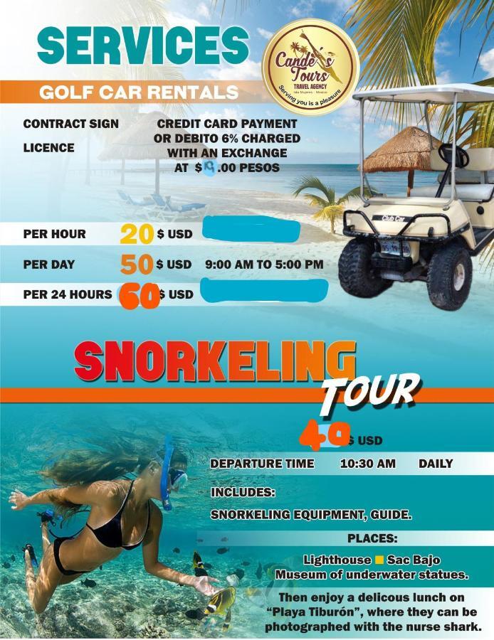 Coralito Malecon Luxury Studio Isla Mujeres Eksteriør billede